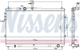 Nissens 67097 - RADIADOR HYUNDAI H1(TQ)(07-)2.5 TCI