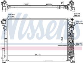 Nissens 67101 - RADIADOR MERCEDES GLK X 204(08-)GLK