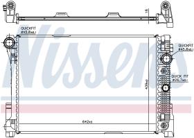 Nissens 67161 - RADIADOR MERCEDES GLK X 204(08-)GLK