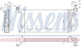 Nissens 67172 - RADIADOR MERCEDES ATEGO(98-) 823