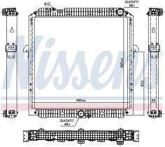 Nissens 67191 - RADIADOR MERCEDES ACTROS MP4(11-)