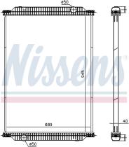 Nissens 671950 - RADIADOR MAN ÜL(96-)