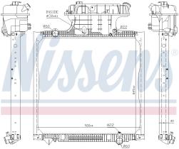 Nissens 67225 - RADIA MAN TGA 18.310-33.460 (00>) 845*938*42