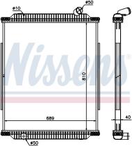 Nissens 672450 - RADIA RVI PREMIUM (8/00>) 810 - 689 - 40 SIN LATERALES