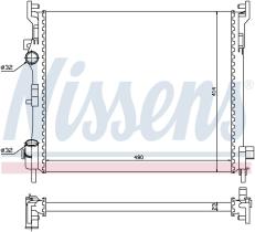 Nissens 67246 - RADIA RENAULT CLIO II 1.5DCI (04/01>)