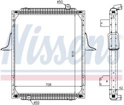 Nissens 67248 - RADIADOR RVI-RENAULT TRUCKS KERAX (