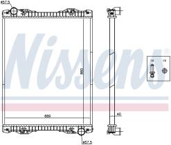 Nissens 672590 - RADIA SCANIA P270/360/380/400 (9/04>) SIN LATERALES