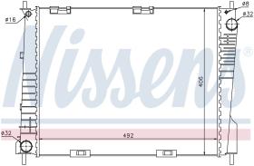 Nissens 67283 - RADIADOR RENAULT MODUS(04-)1.5 DCI