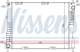 Nissens 67283 - RADIADOR RENAULT MODUS(04-)1.5 DCI