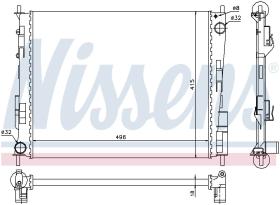 Nissens 67285 - RADIADOR RENAULT WIND(10-)1.2 TCE