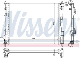 Nissens 67286 - RADIADOR RENAULT TWINGO II(07-)1.2