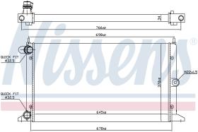 Nissens 67304 - RADIA FORD GALAXY/VW SHARAN/ALHAMBRA 1.9TDI (00>) C.R.