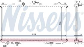 Nissens 67344A - RADIA NISSAN ALMERA II N16 1.5/1.8 (00>) PRIMERA P12 (02>)