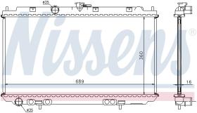 Nissens 67346A - RADIA NISSAN PRIMERA (P12.W12) 2.0I (02>08)