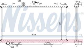 Nissens 67346A - RADIADOR NISSAN PRIMERA(P12.W12)(02