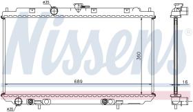 Nissens 67347A - RADIADOR NISSAN PRIMERA(P12.W12)(02