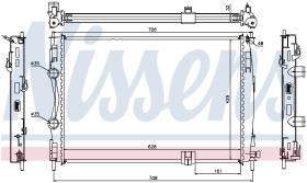 Nissens 67361 - RADIA NISSAN QASHQAI 2.0DCI (02-07>)