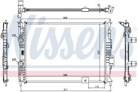 Nissens 67363 - RADIADOR NISSAN QASHQAI(J10)(07-)2.