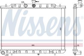 Nissens 67366 - RADIA NISSAN X-TRAIL T31 2.0DCI (3/07>) M/A