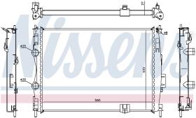 Nissens 67367 - RADIA NISSAN QASHQAI 1.6/2.0I 16V (02-07>)