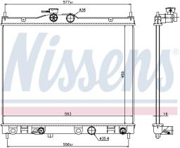 Nissens 67369 - RADIADOR NISSAN NV 200(M20_)(10-)1.