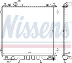 Nissens 67483 - RADIA HYUNDAI TERRACAN 2.9CRDI (12/01>) MAN. A/M