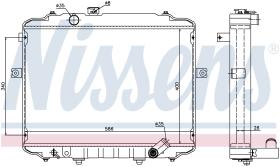 Nissens 67498 - RADIA HYUNDAI H100 2.5D (6/96>)