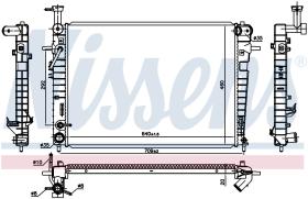 Nissens 675005 - RADIADOR HYUNDAI TUCSON(JM)(04-)2.7