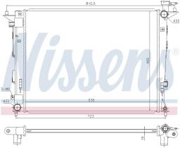 Nissens 675018 - RADIA HYUNDAI IX35 (LM) 1.6/2.0GDI (09-) MAN.