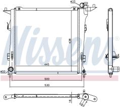 Nissens 675032 - RADIADOR HYUNDAI I30(FD)(07-)2.0 CR