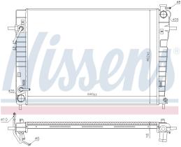 Nissens 675034 - RADIADOR HYUNDAI TUCSON(JM)(04-)2.0