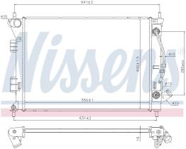 Nissens 675039 - RADIADOR HYUNDAI I30(GD)(12-)1.6 I