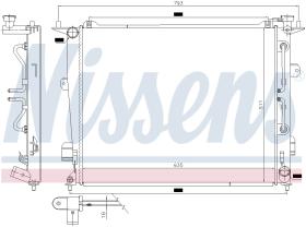 Nissens 675047 - RADIADOR HYUNDAI GENESIS(BH)(08-)3.