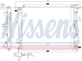 Nissens 675047 - RADIADOR HYUNDAI GENESIS(BH)(08-)3.