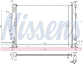 Nissens 675053 - RADIADOR HYUNDAI SONATA VII(LF)(14-