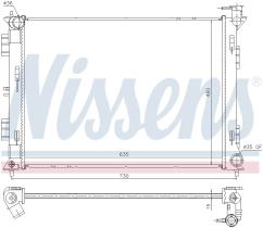 Nissens 675054 - RADIADOR HYUNDAI SONATA VII(LF)(14-