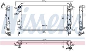 Nissens 675066 - RADIADOR HYUNDAI GENESIS COUPE(08-)