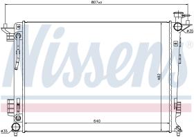 Nissens 67514 - RADIADOR HYUNDAI IX35(LM)(09-)2.4 G