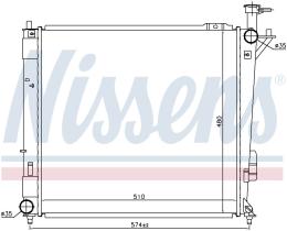 Nissens 67518 - RADIA HYUNDAI SANTA FE II 2.0/2.2CRDI (10-)