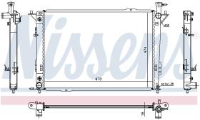 Nissens 67521 - RADIADOR HYUNDAI SANTA FE(CM)(06-)2