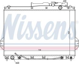 Nissens 67527 - RADIADOR HYUNDAI IX55(08-)3.8 I V6