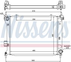 Nissens 67549 - RADIADOR HYUNDAI I20 (PB)(09-)1.4 C