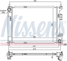 Nissens 67605 - RADIA HYUNDAI IX20/KIA VENGA 1.4/1.6 CRDI (10>)