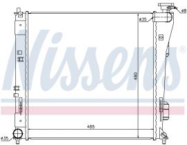 Nissens 67606 - RADIA KIA OPTIMA III 1.7CRDI (10-)