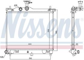 Nissens 67610 - RADIA HYUNDAI I10 1.1/1.1CRDI (12/07>)