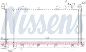 Nissens 67704A - RADIADOR SUBARU FORESTER(SF)(97-)2.