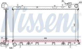 Nissens 67705A - RADIADOR SUBARU FORESTER(SF)(97-)2.