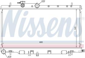 Nissens 67709 - RADIADOR SUBARU LEGACY(BE.BH.BT)(99