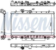 Nissens 67711 - RADIA SUBARU IMPREZA 1.6/2.0 (12/00>) LEGACY III (98>)