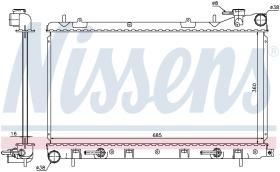 Nissens 67715 - RADIADOR SUBARU FORESTER(SG)(02-)2.